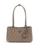 Guess Meridian 4G Logo Shoulder bag latte logo