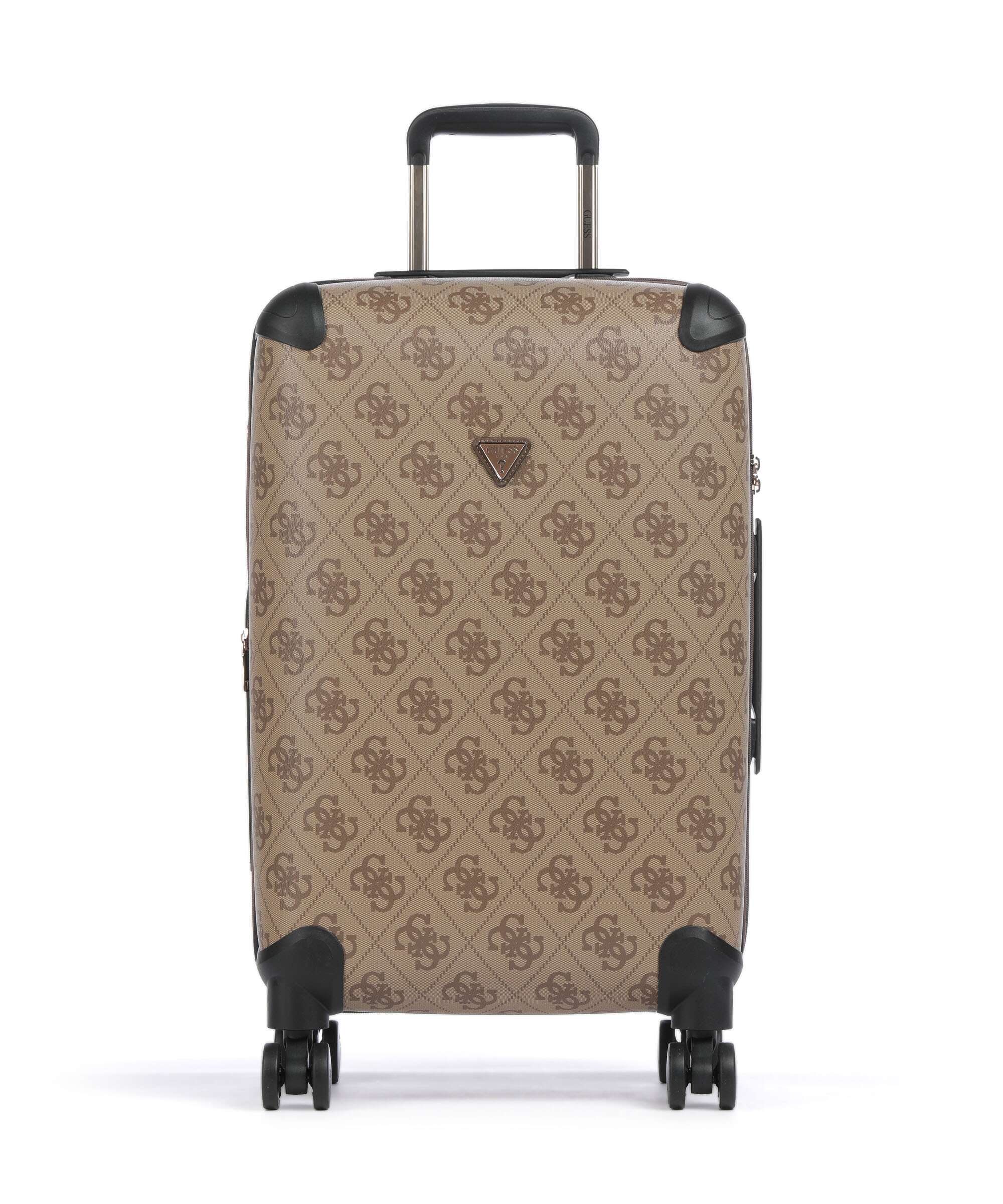 Guess Berta Maxi 4G Spinner (4 wheels) latte logo/brown