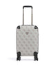 Guess Berta 4G Logo Valise 4 roues dark taupe logo