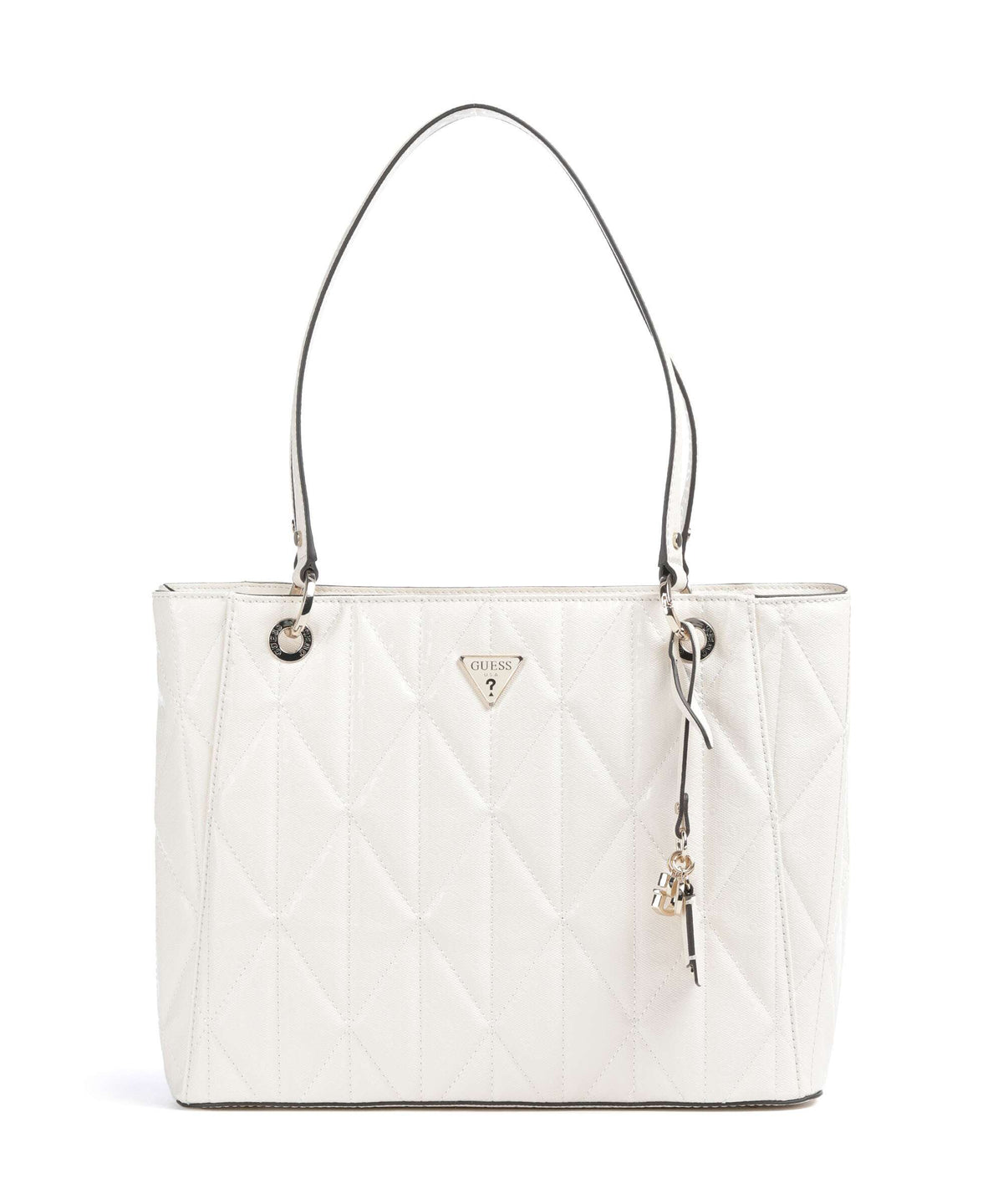 Guess Aldina G-Shine Tote bag offwhite