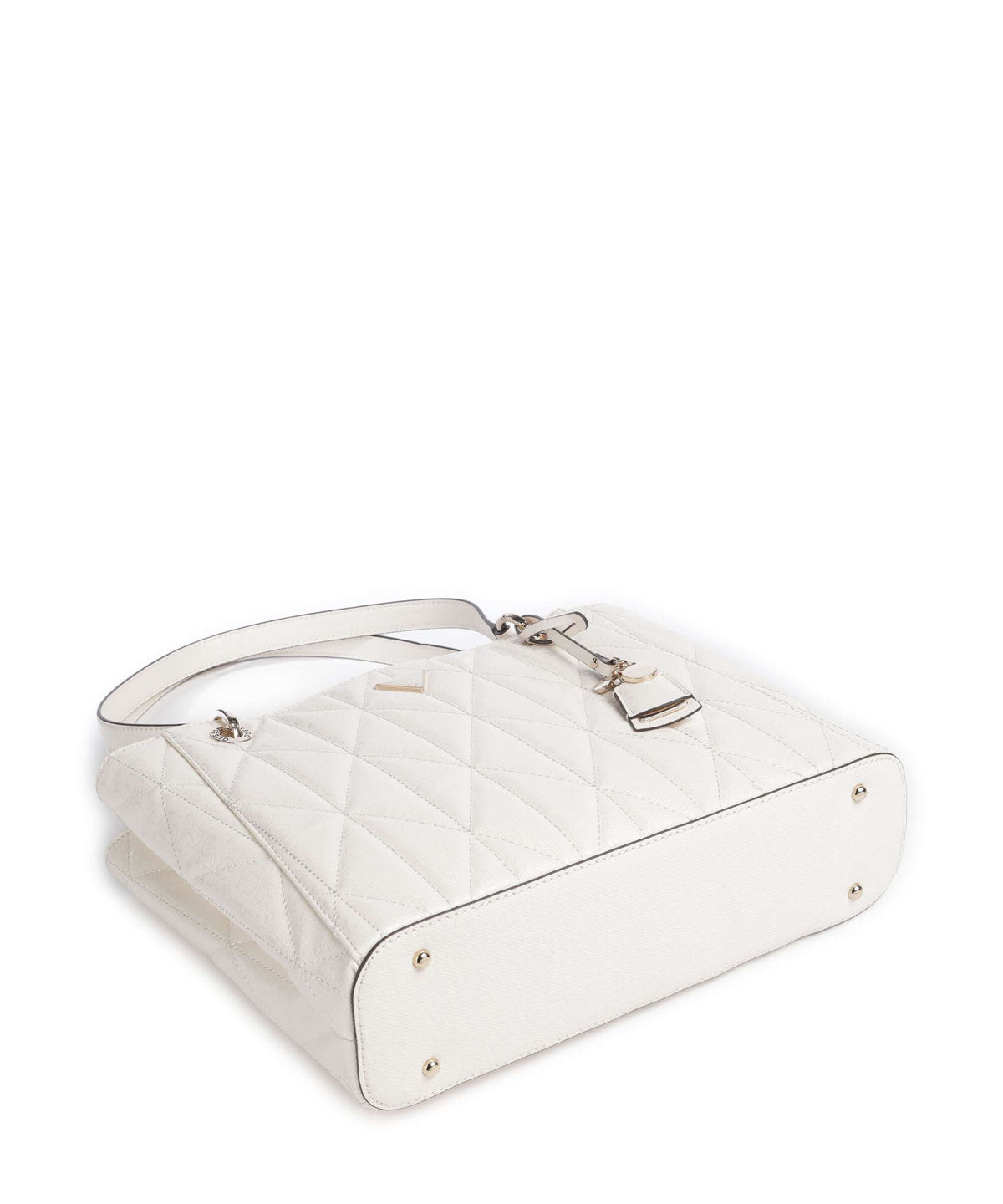 Guess Aldina G-Shine Tote bag offwhite