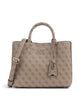 Guess Meridian Handtasche latte logo