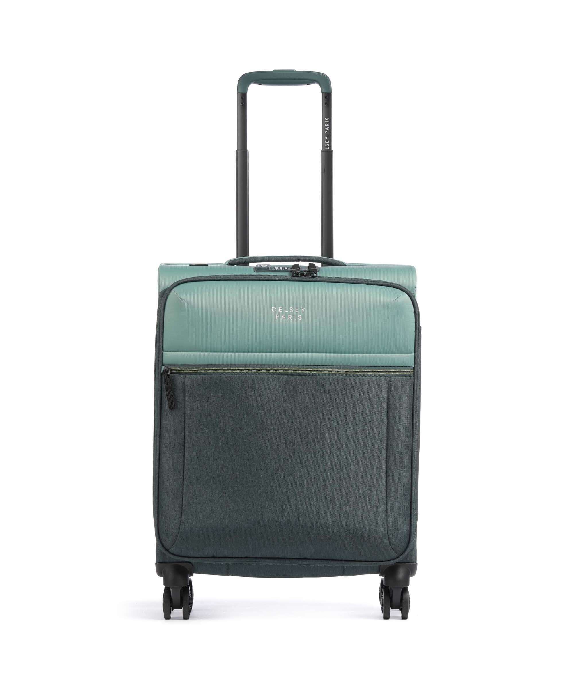 Delsey Paris Brochant 3 Spinner (4 wheels) gruen