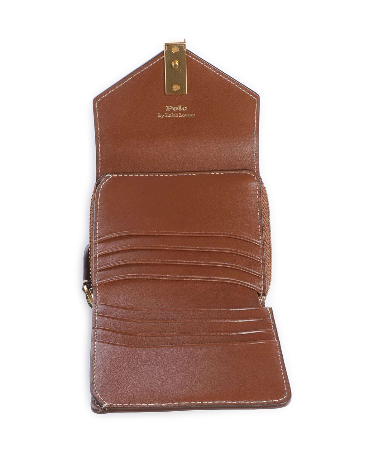 Polo Ralph Lauren ID Collection Small Wallet cuoio