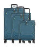 Travelite Umbria 4-Rollen Trolley Set petrol