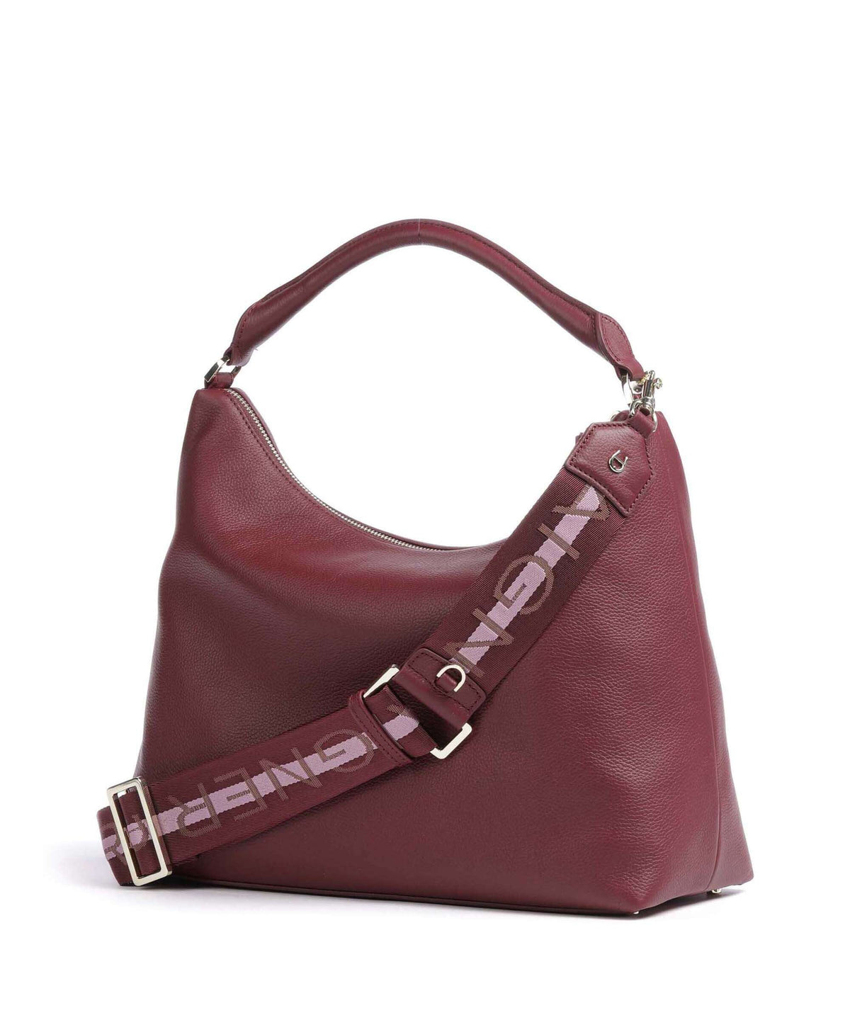 Aigner Zita M Hobo bag burgundy