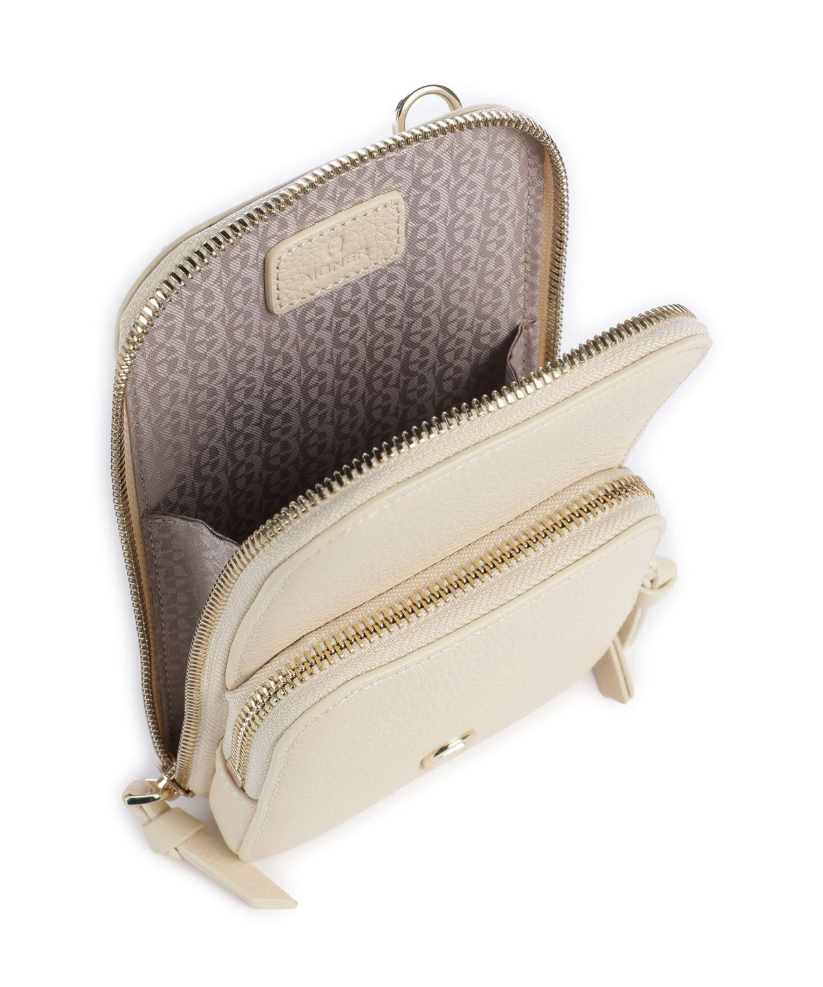 Aigner Zita Phone bag macadamia white