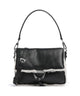 Abro Shearling Temi Schultertasche black/white
