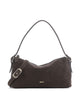 Abro Suede Carina Schultertasche dark brown