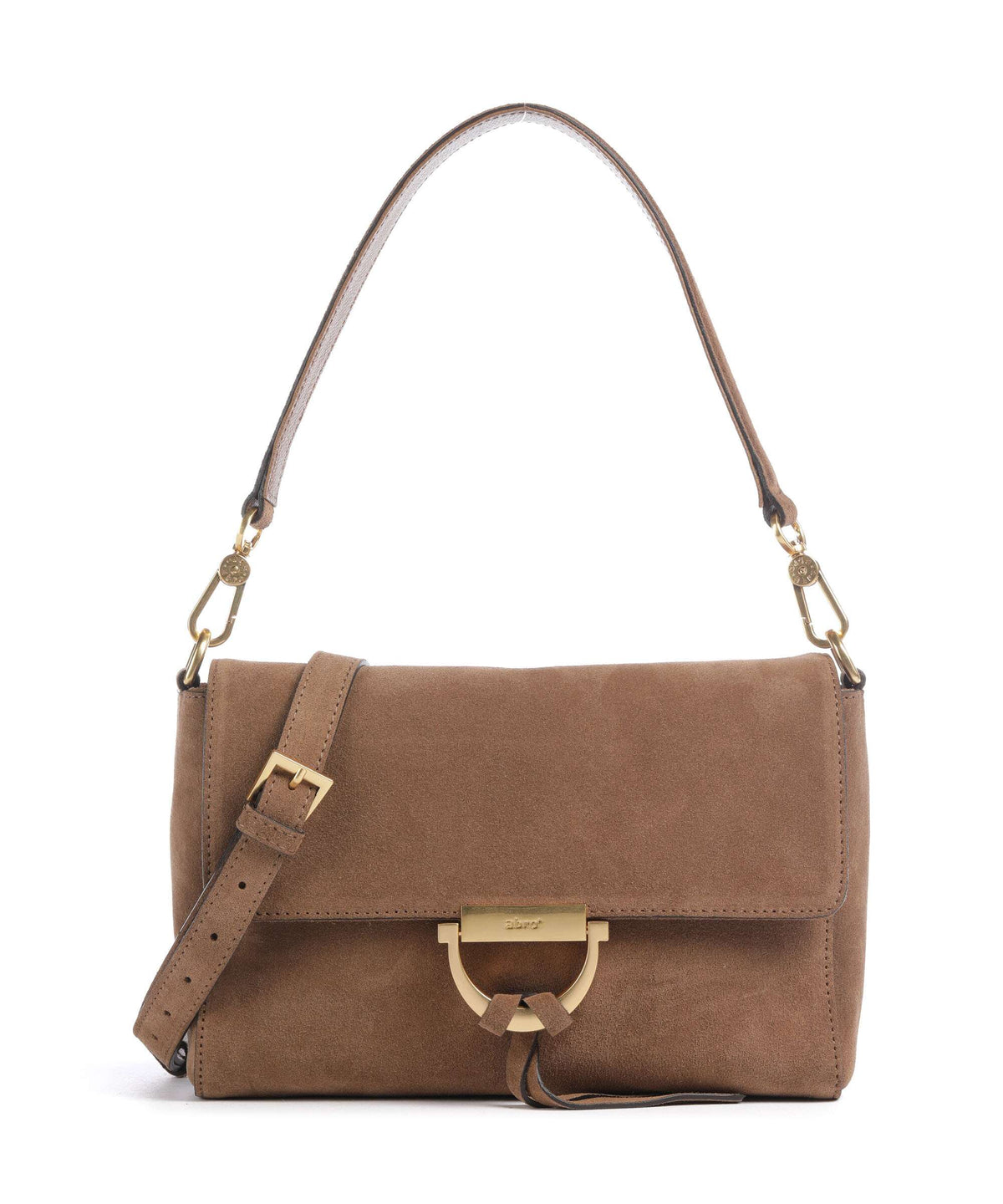 Abro Suede Temi Shoulder bag camel