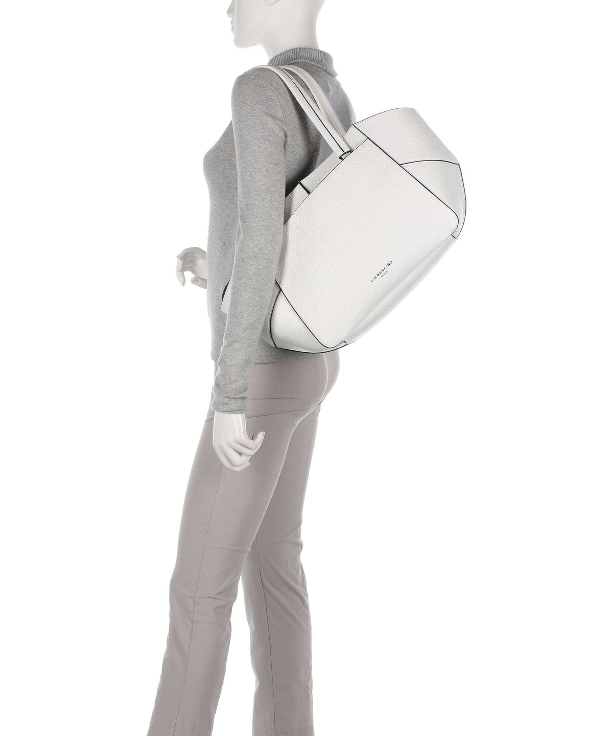 Liebeskind Lilly Heavy Pebble M Tote bag offwhite