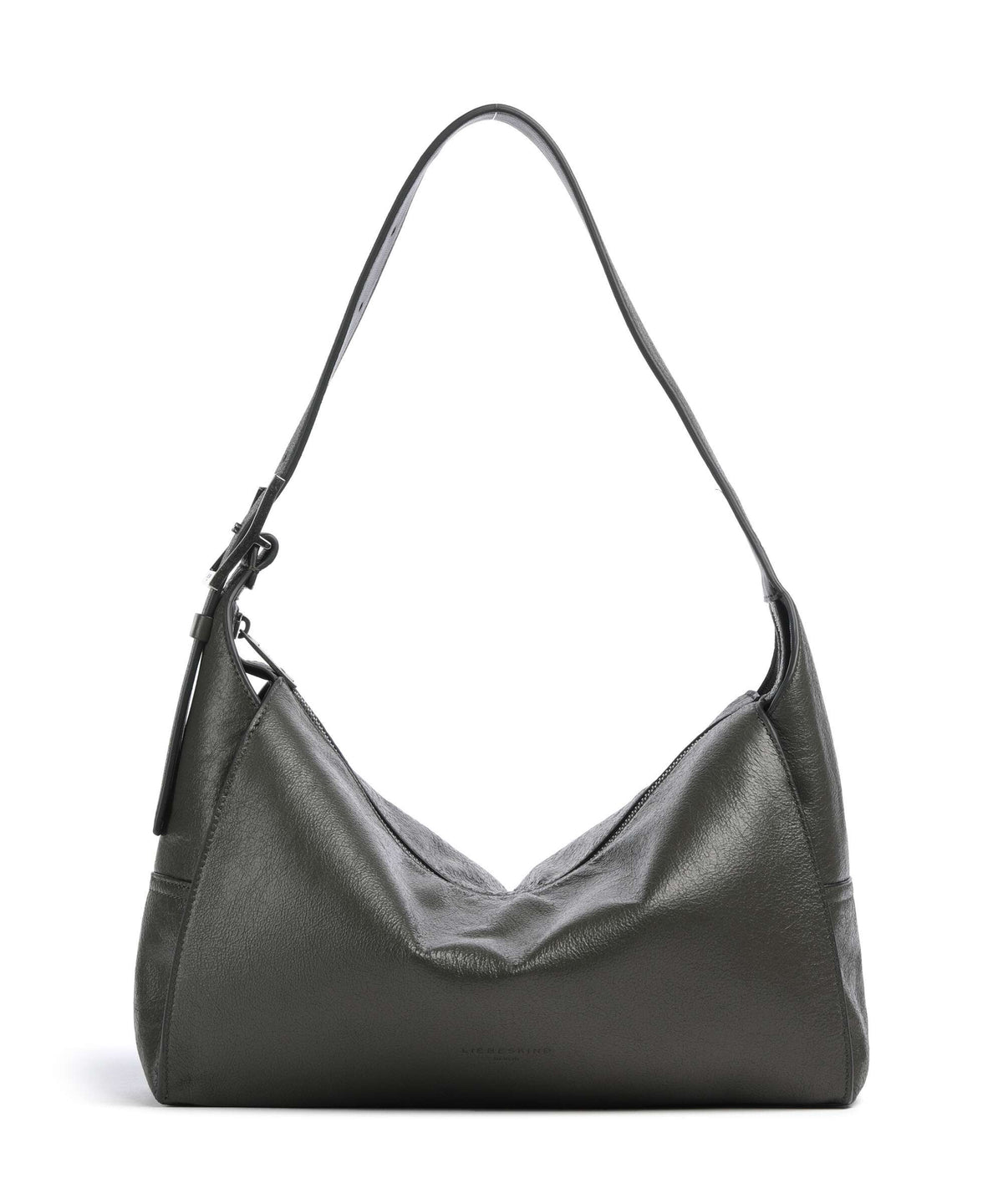 Liebeskind Lou Cracked Leather M Hobo bag forest