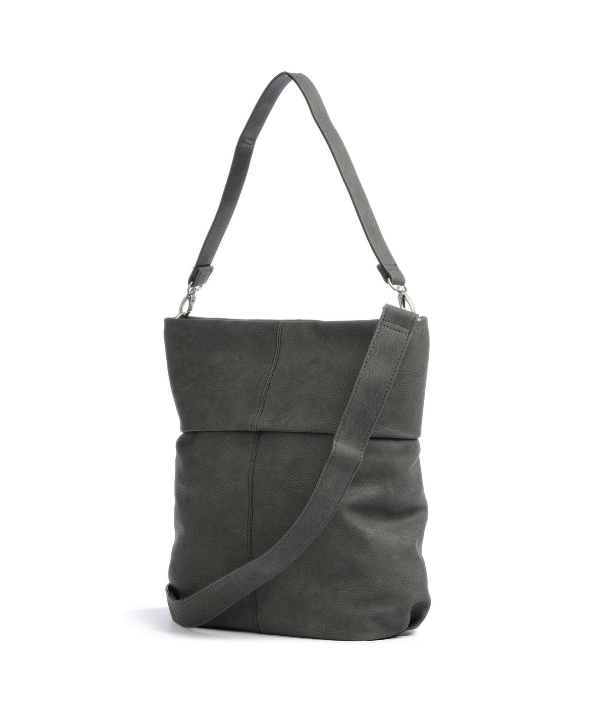 Zwei Mademoiselle M140 Hobo bag nubuk stone