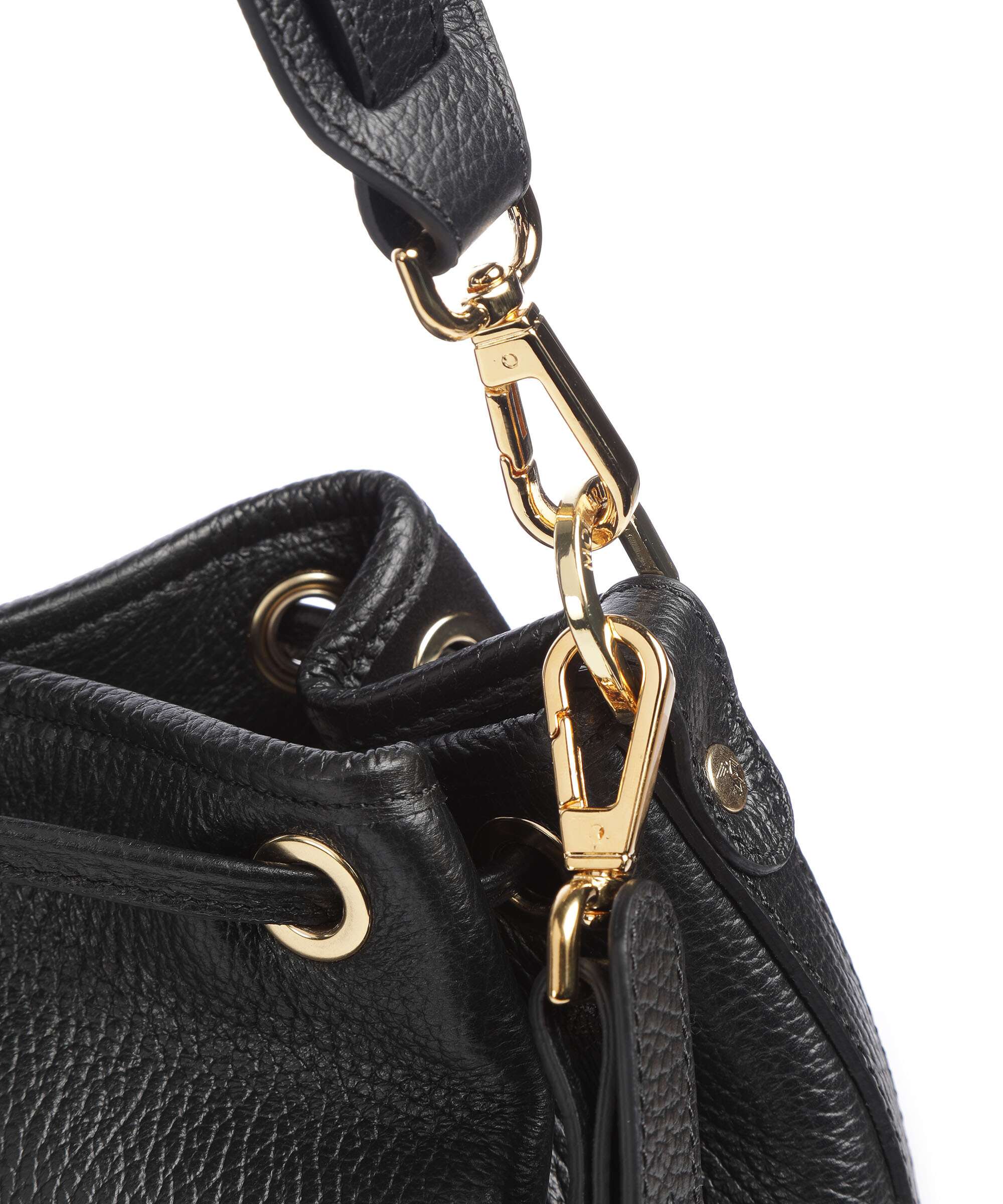 Maison Mollerus Stampato Niesen Bucket bag classic schwarz
