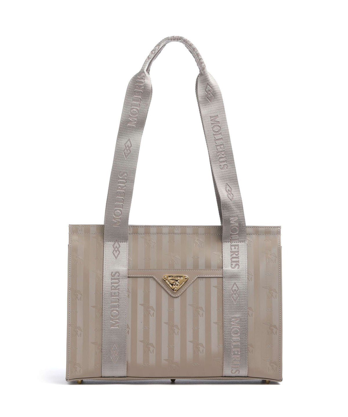 Maison Mollerus Vinerus Berlin Tote bag taupe grau