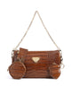 Maison Mollerus Croco Zell Shoulder bag honey braun