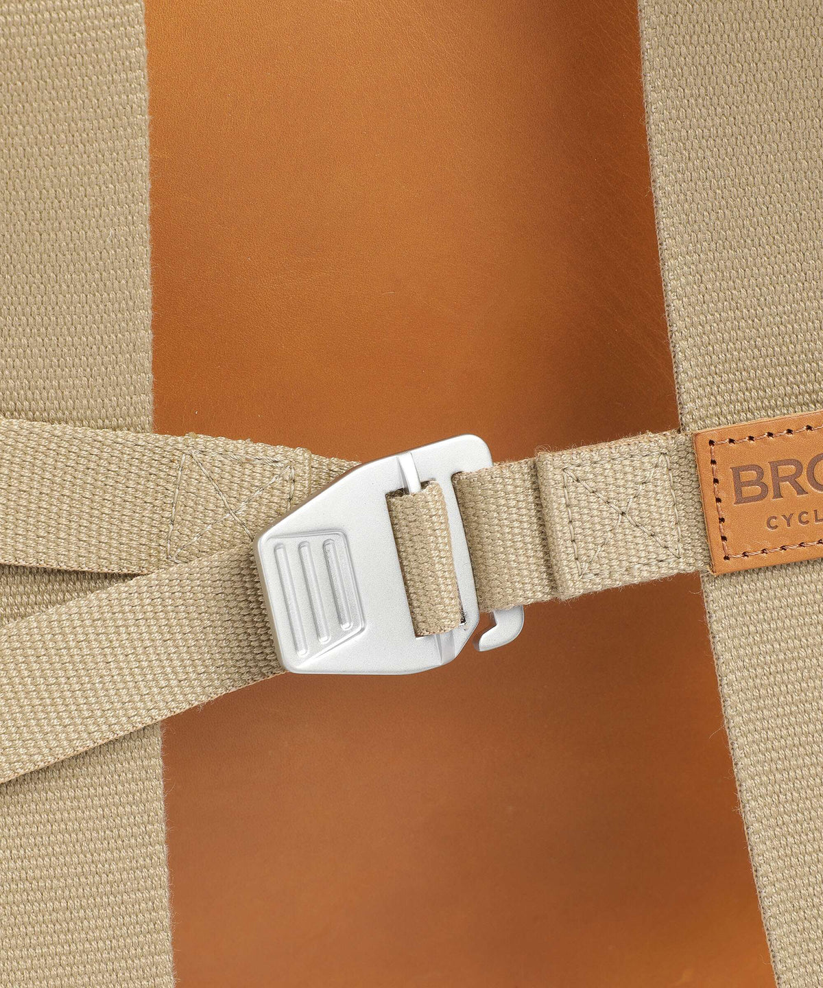 Brooks England Pickwick Leather Large Rolltop backpack cognac