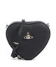 Vivienne Westwood Heart Saffiano Biogreen Mini Sac bandoulière black