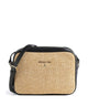 Patrizia Pepe Straw Sac bandoulière black/natural