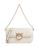 Pinko Love Box Baguette Sac porté épaule bianco seta/antique gold