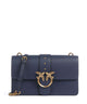 Pinko Love One Classic Sac bandoulière blu indaco ombroso/antique gold