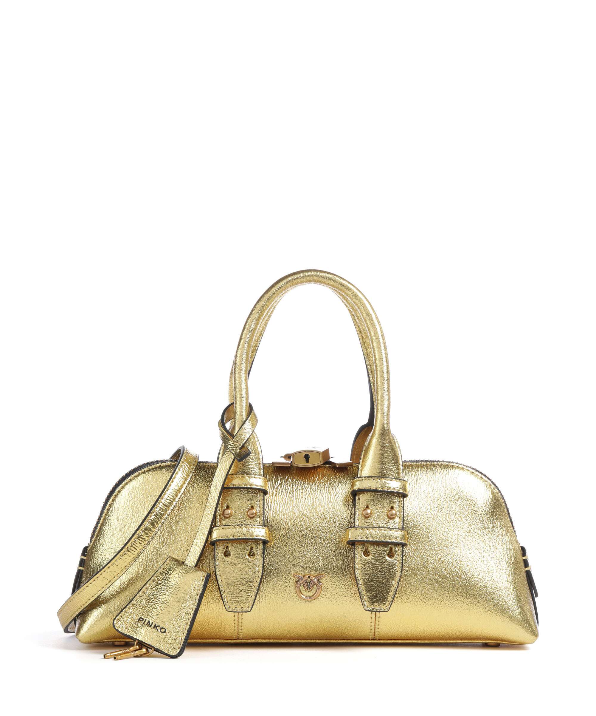Pinko Bowling Baguette Handbag oro/antique gold