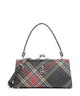 Vivienne Westwood Doll Frame Saffiano Printed XL Sac à main chelsea tartan