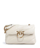 Pinko Love Puff Classic Sac porté épaule bianco seta/antique gold