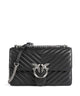 Pinko Love One Classic Schultertasche nero/old silver