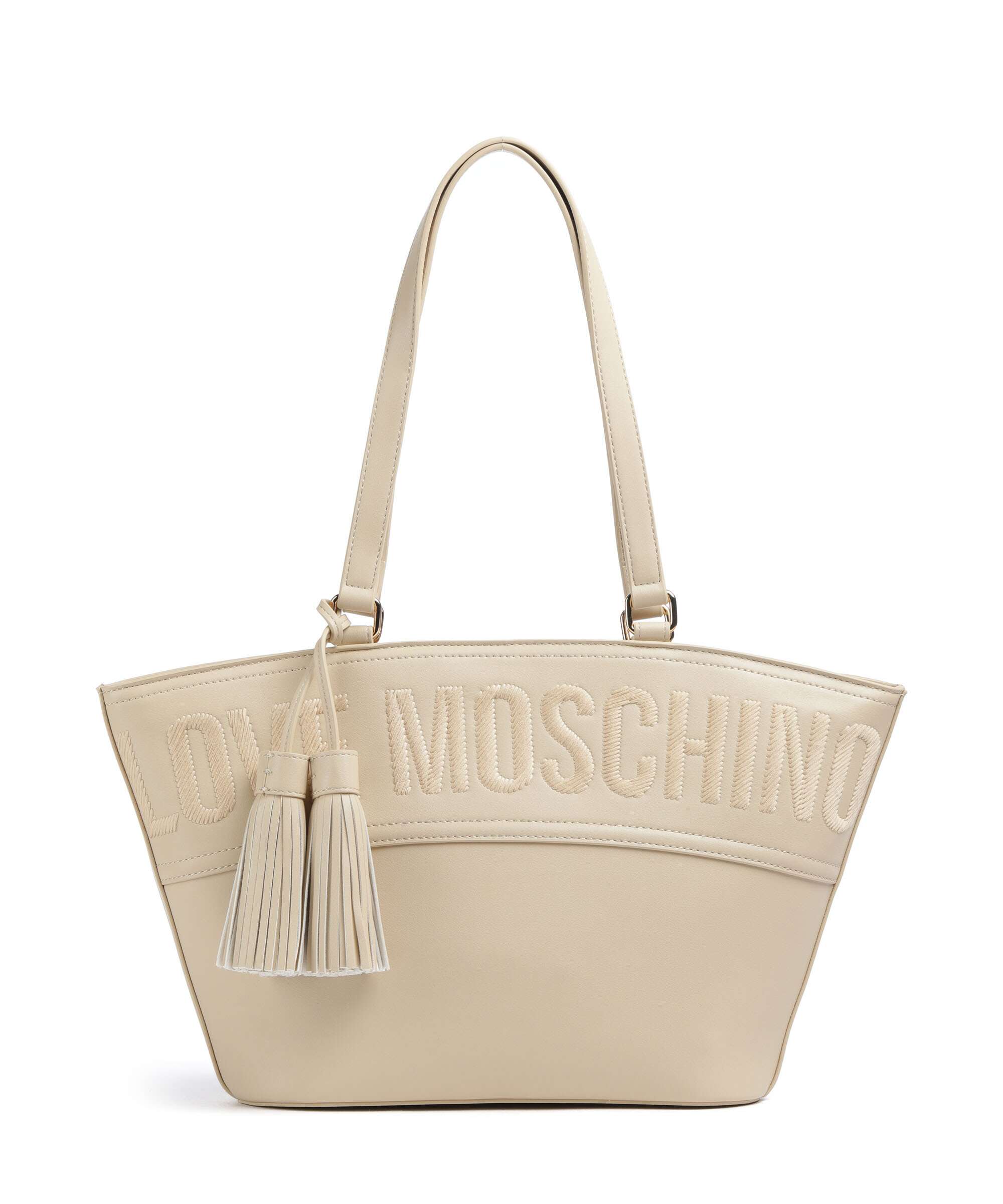 Love Moschino Item Cabas Tote bag beige