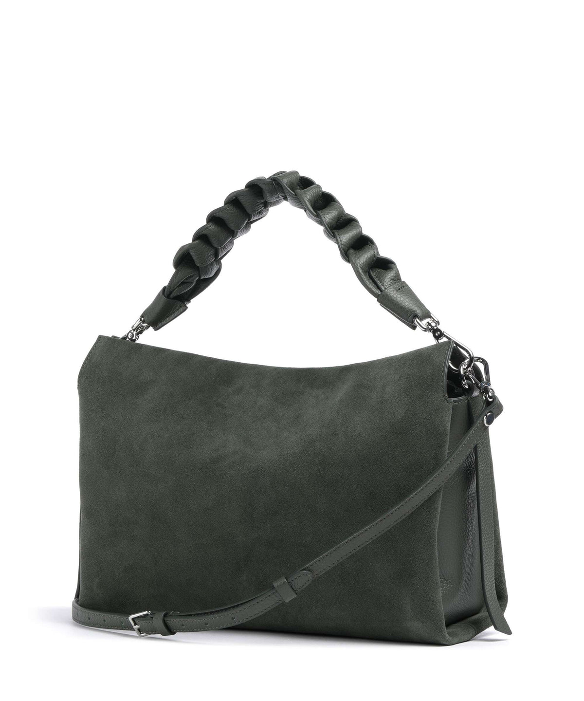 Coccinelle Boheme Suede Hobo bag alga
