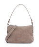 Coccinelle Rebekka Suede Schultertasche warm taupe
