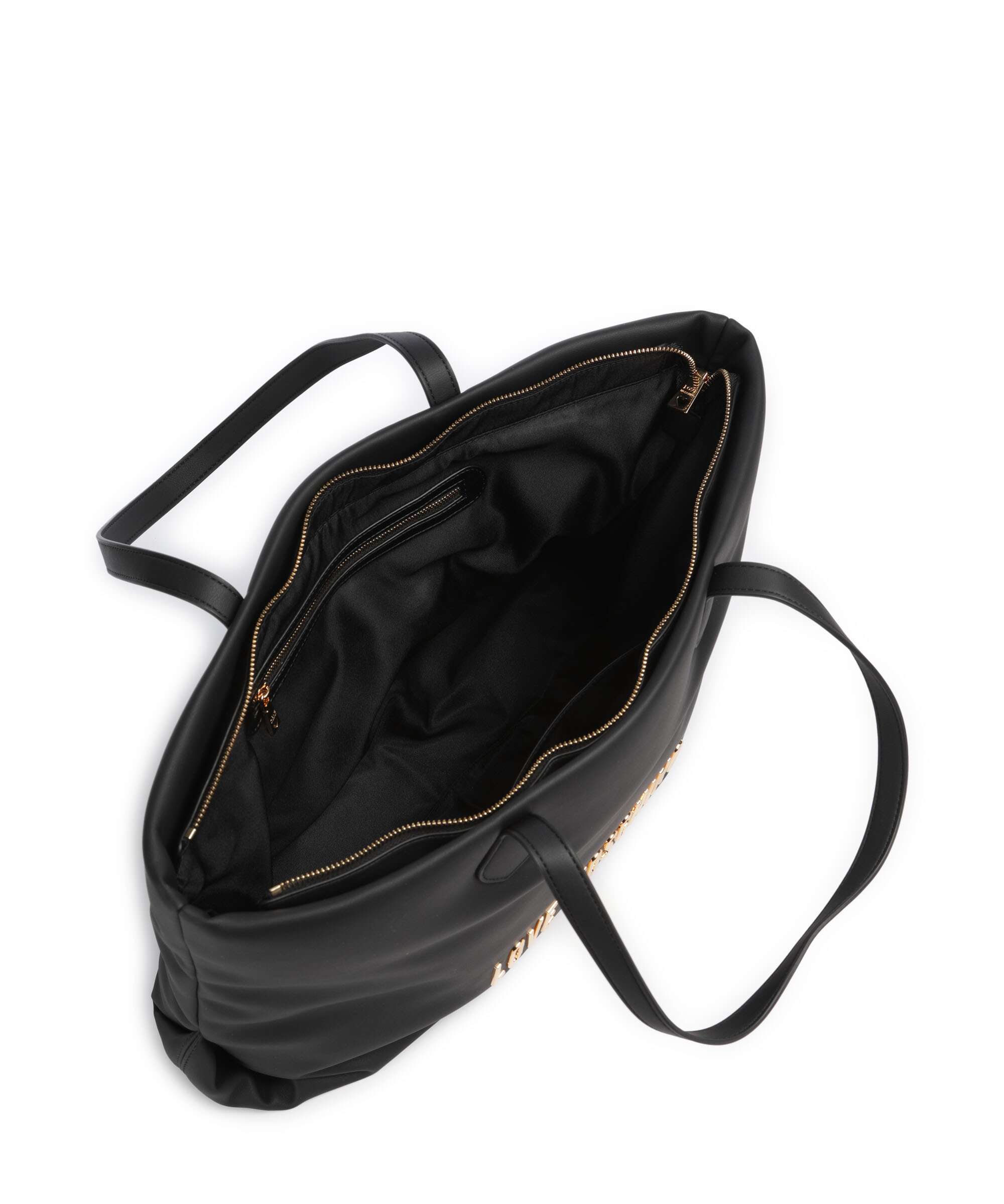 Love Moschino Bold Love Hammered Tote bag black