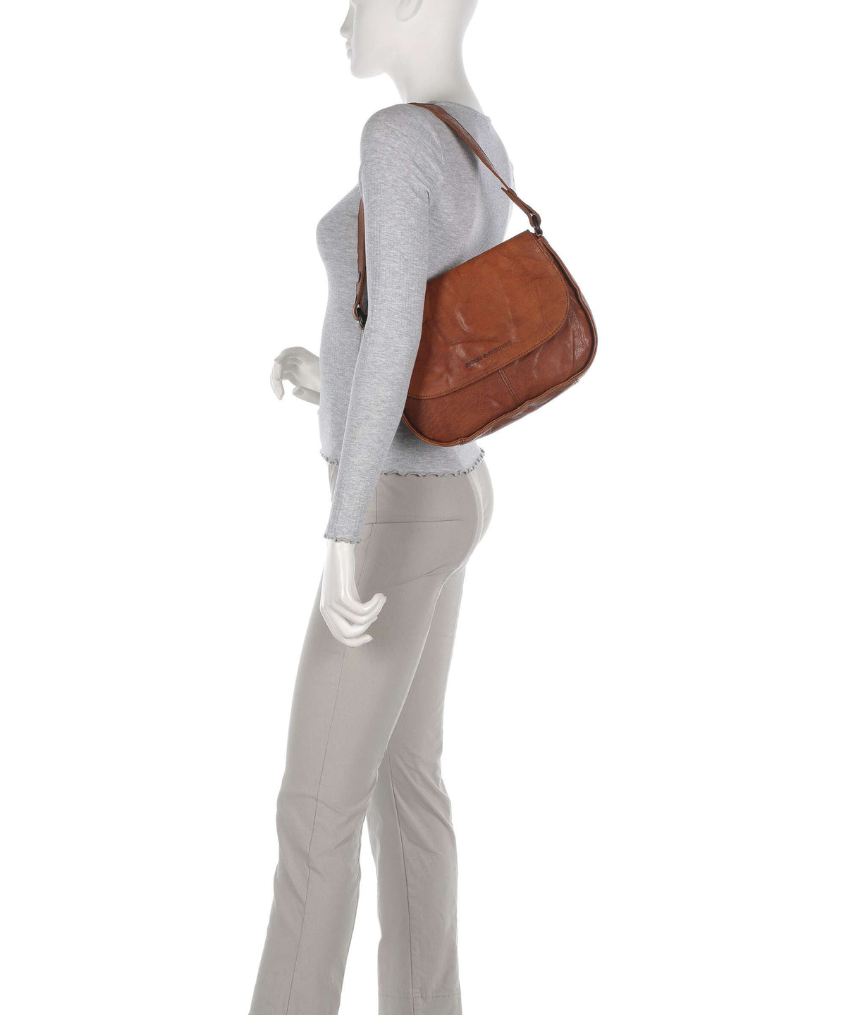 Spikes & Sparrow Bronco Yaris Shoulder bag brandy