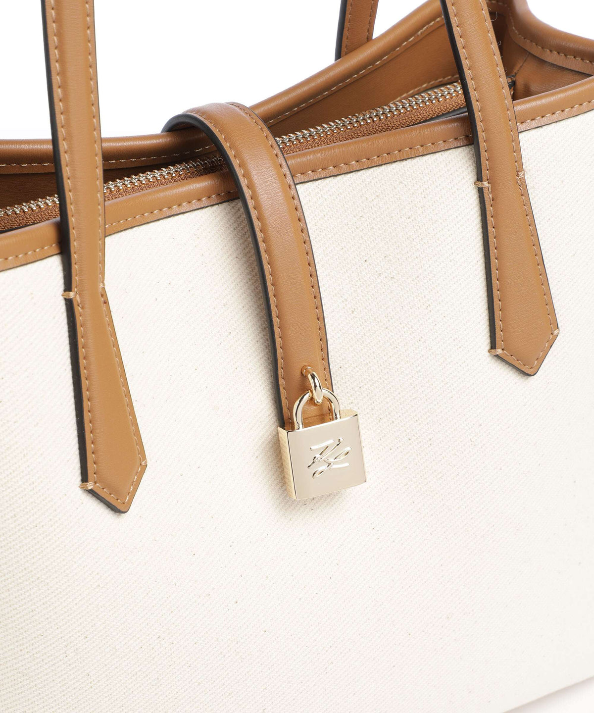 Karl Lagerfeld K/Autograph Small Tote bag canvas caramel