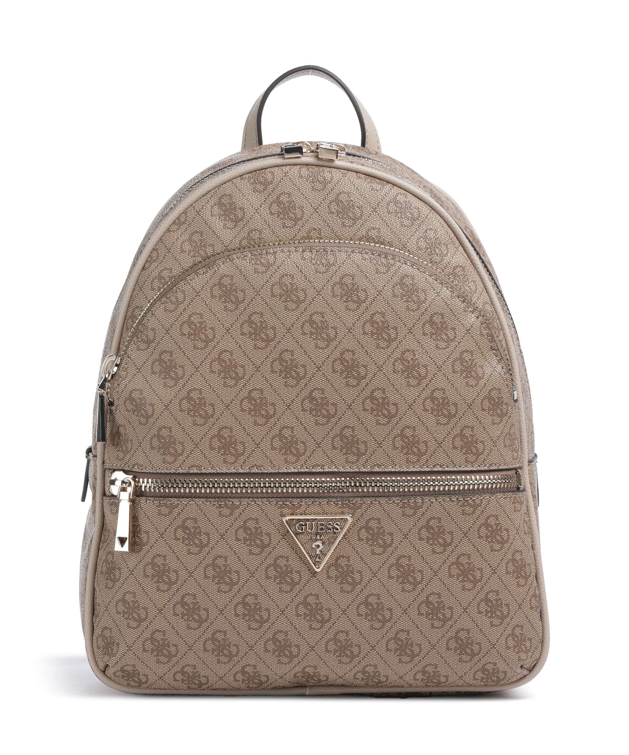 Guess Manhattan Backpack latte logo