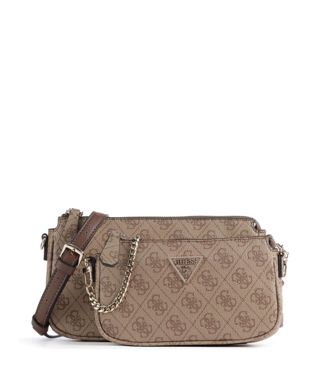 Guess Noelle Shoulder bag latte logo/brown