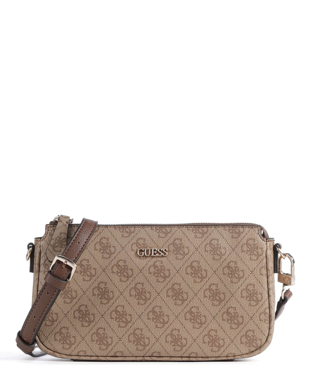 Guess Noelle Shoulder bag latte logo/brown