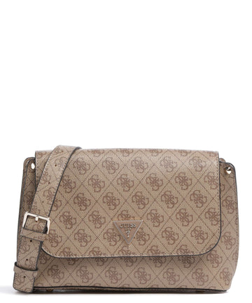 Guess Meridian Crossbody bag latte logo