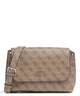Guess Meridian Crossbody bag latte logo