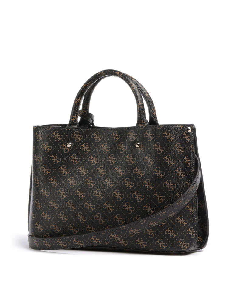 Guess Meridian Handbag brown logo