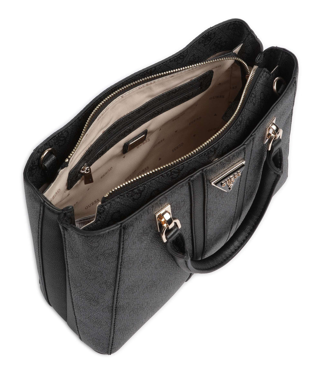 Guess Noreen Handbag coal logo