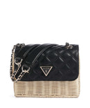Guess Giully Schultertasche natural/black