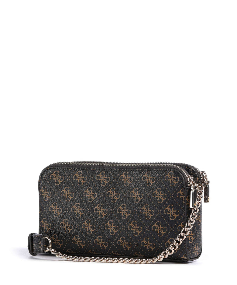 Guess Erica Eco Crossbody bag brown logo