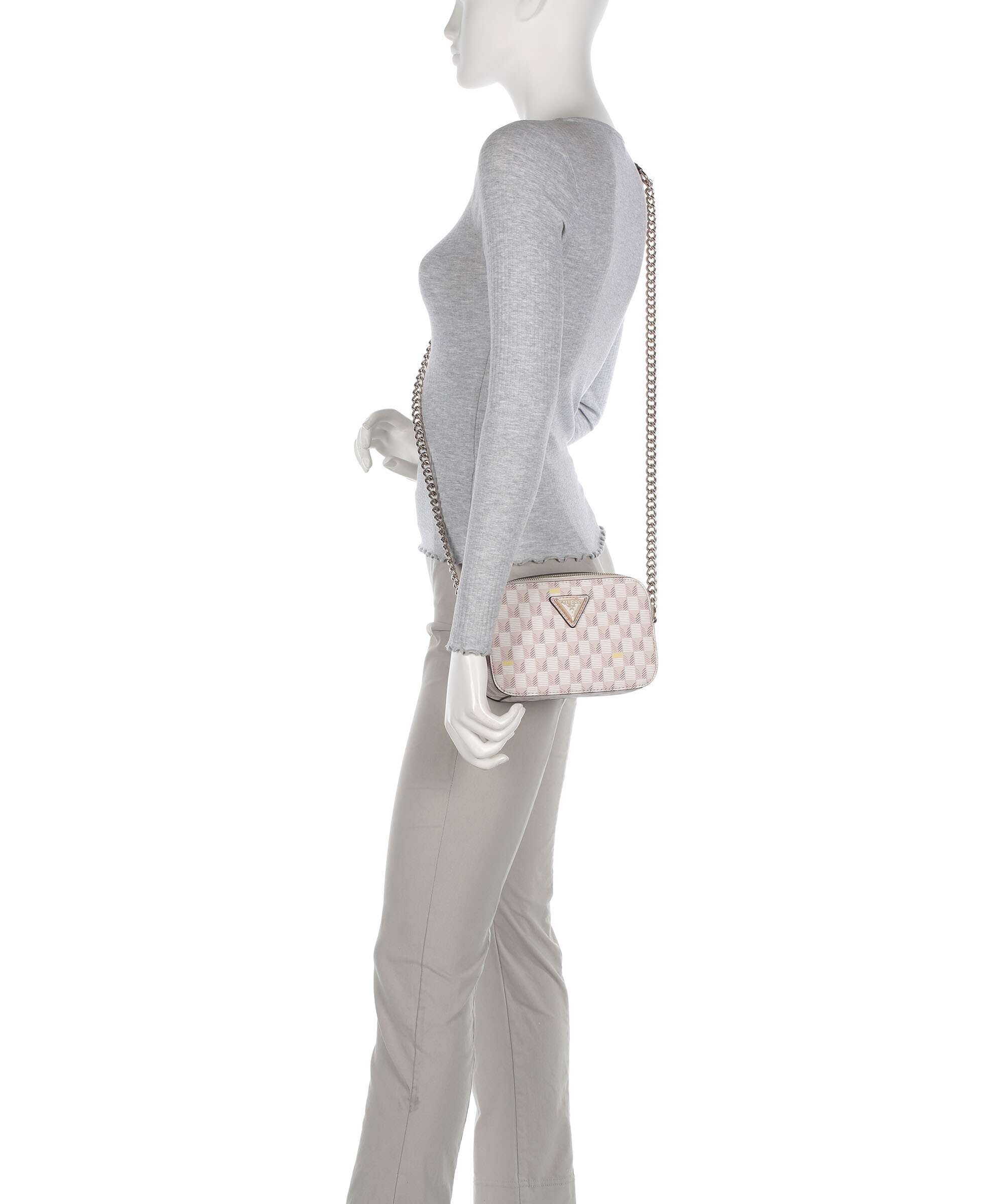 Guess G Wave Crossbody bag blush logo
