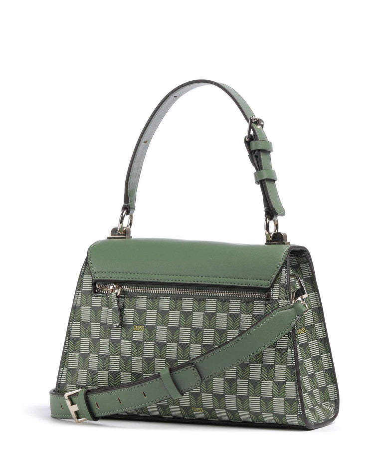 Guess G Wave Handbag green logo