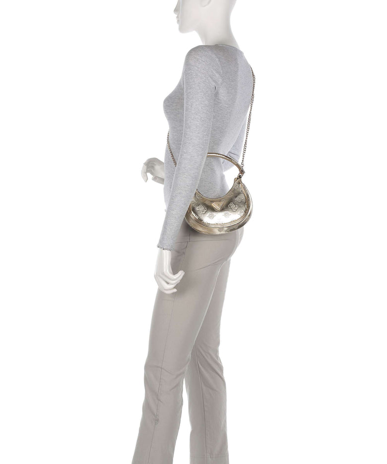 Guess Zalina Handbag gold logo