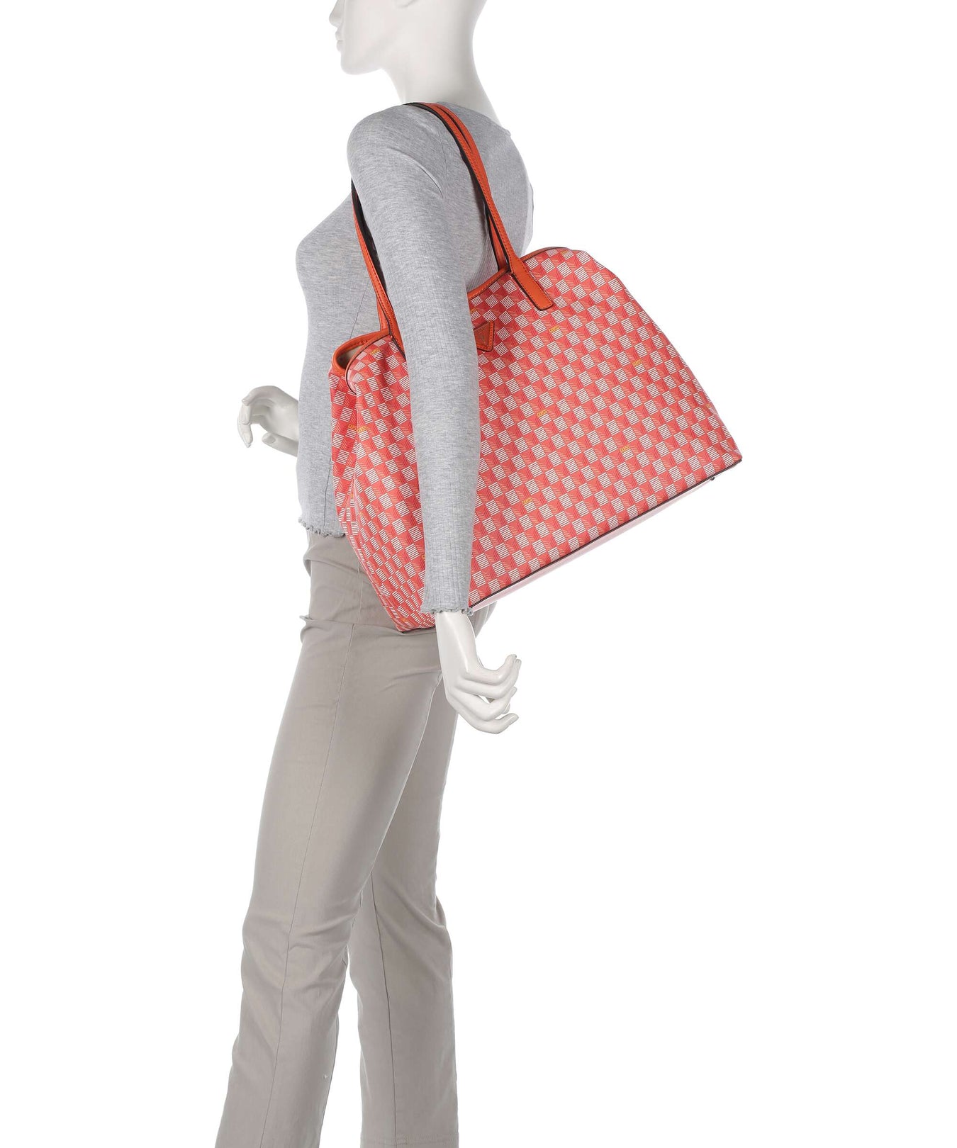 Guess G Wave Large Tote bag orange logo