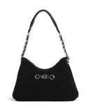 Guess Aslia Shearling Schultertasche black