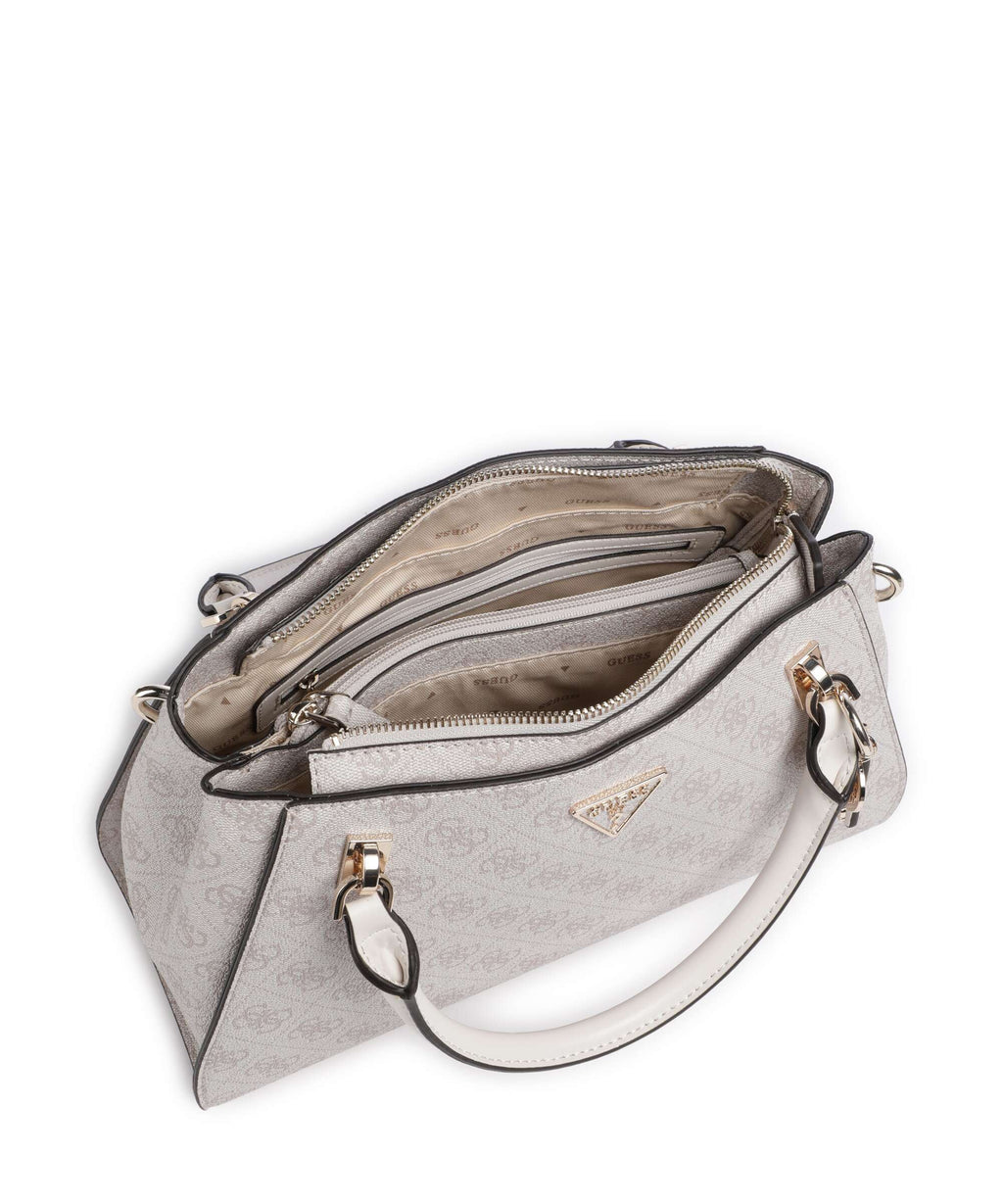 Guess Noelle 4G Basique Logo Handbag dove logo